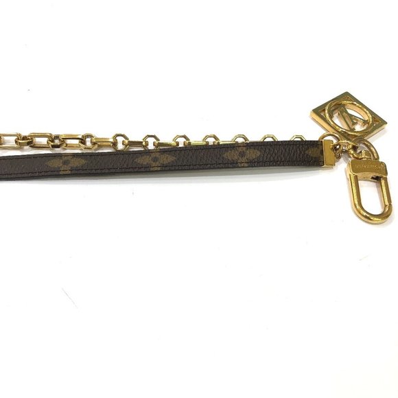 LOUIS VUITTON M69553 Monogram Reverse Chaine Dauphine Keychain/Key Ring Charm...